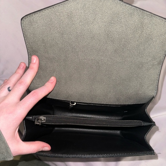 Faux Suede Embellished Handbag - Picture 7 of 8